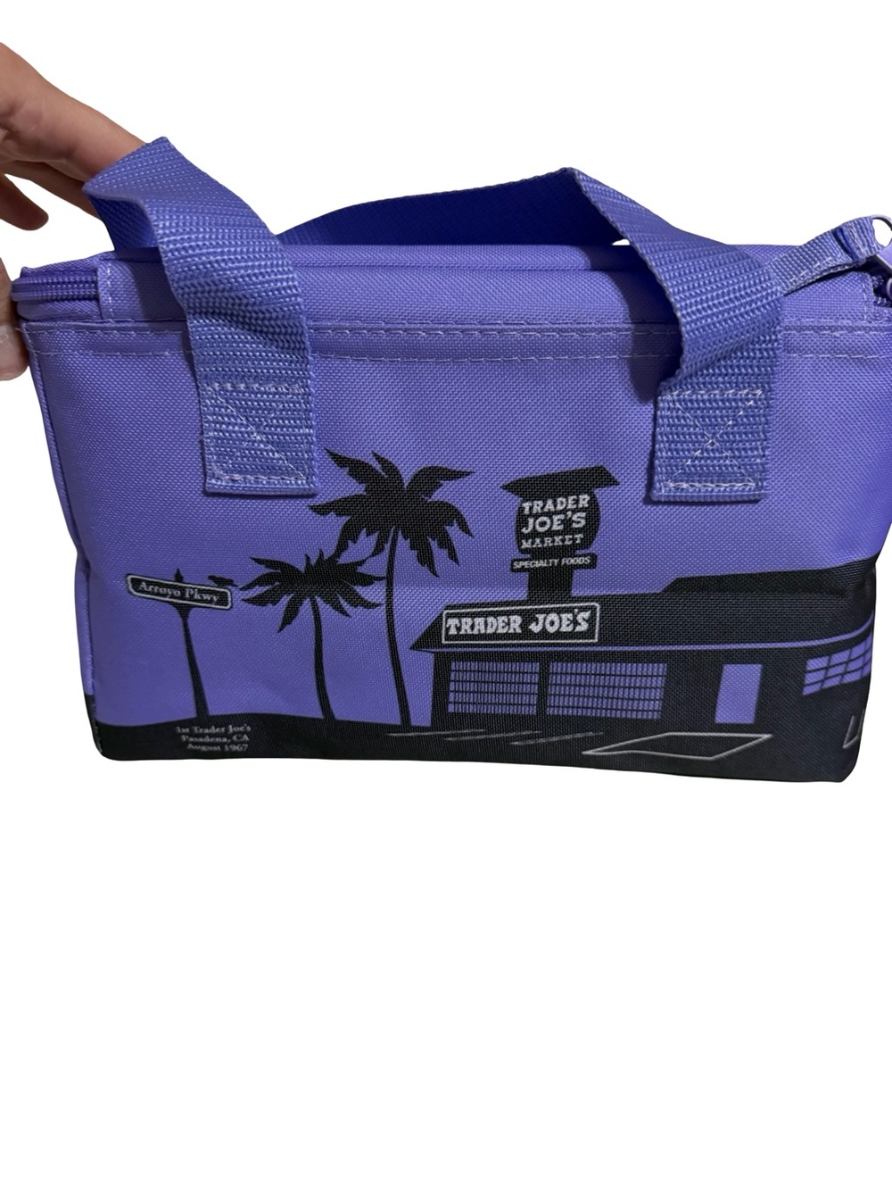 Trader Joe’s Lavender Mini Insulated Bag - Picture 3 of 6